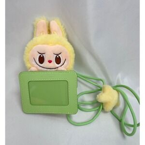 Labubu Twinkly Fairy Tale Sunny Yellow School ID Card Holder Plush Pop Land
